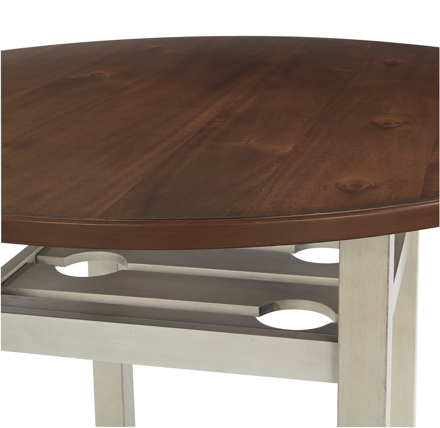 OSP Home Furnishings 3-Piece Pub Table Set with Stools - Perfect for Kitchen, Bar, or Outdoor Dining Area