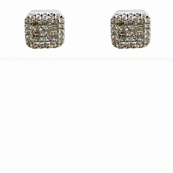 14K White Gold Diamond Stud Earrings for Women - Elegant & Timeless Jewelry Gift for Anniversary, Wedding, or Special Occasion