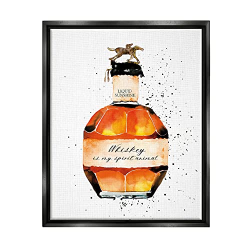 Black Floater Framed