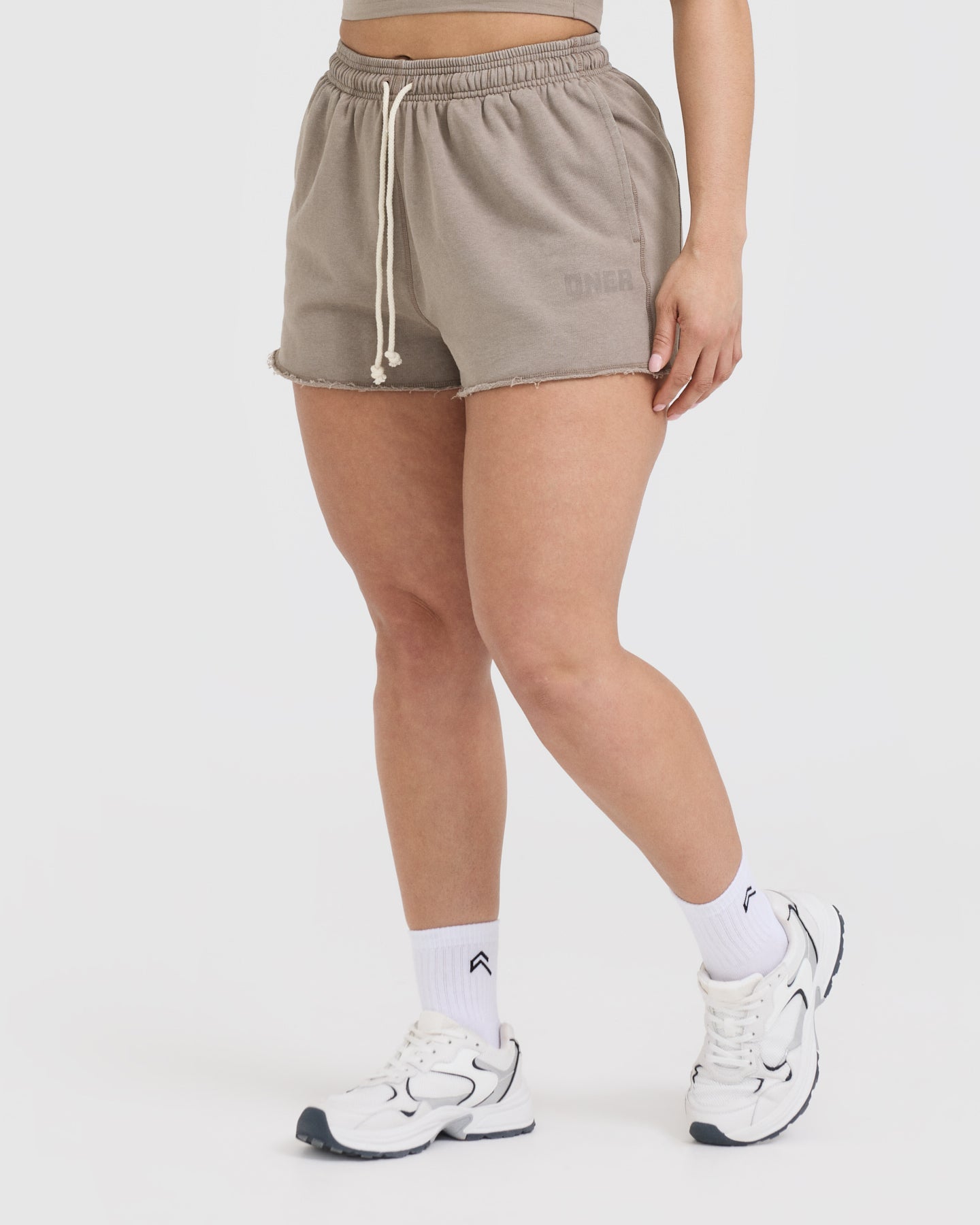 Raw Lounge Oversized Shorts for Women - Soft Minky Fabric | Comfortable Lounge Wear for Home, Yoga & Travel