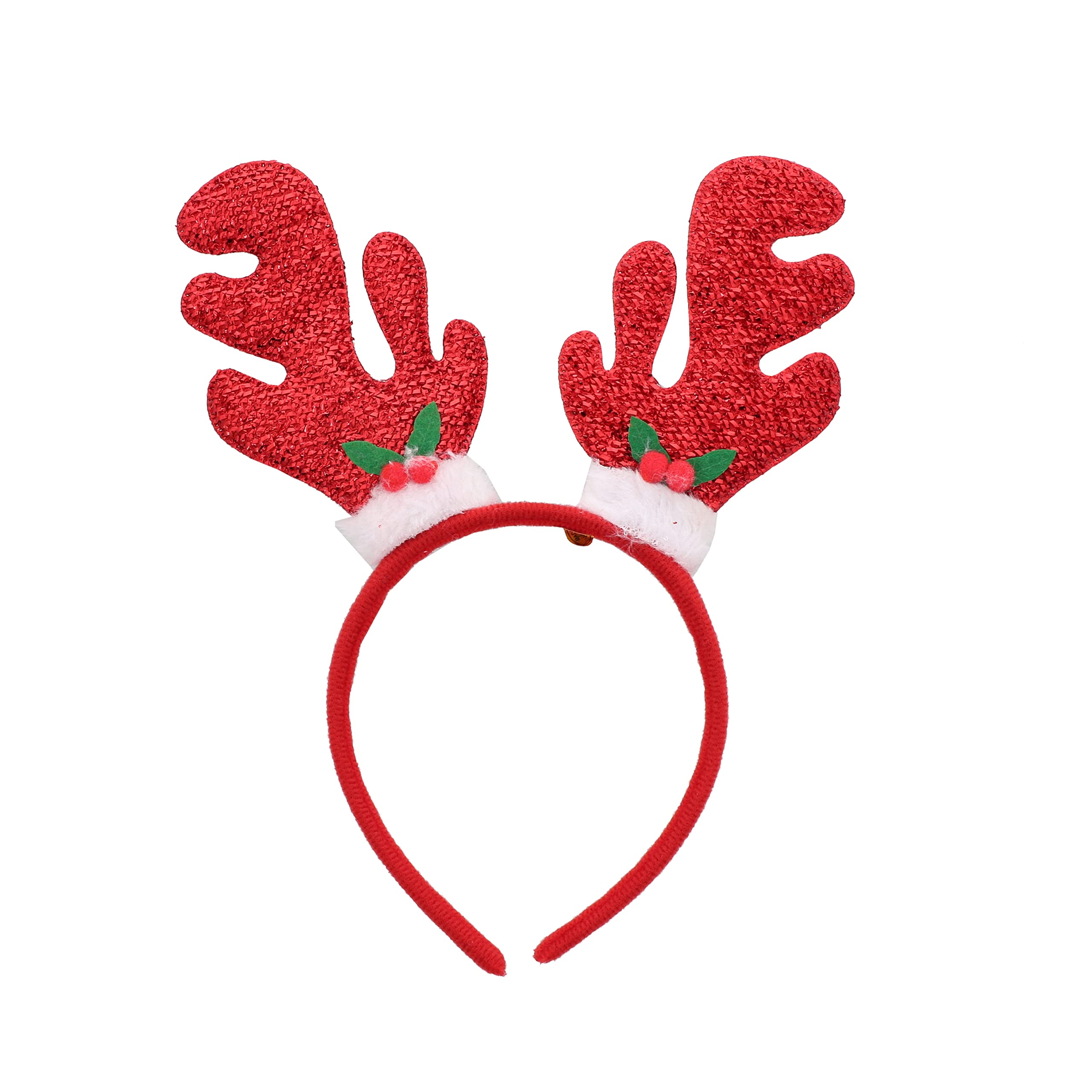 Reindeer Antlers Headband - Festive Christmas Party Accessory for Women, Kids, and Holiday Photos