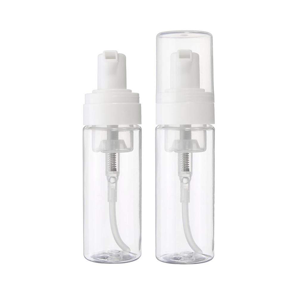 Hunky Dory 100ml Unbreakable Plastic Foam Pump Bottle - Refillable Travel Size for Hand Soap, Shampoo & Body Wash - Mini Dispenser for Cleaning & Cosmetics (Set of 1) - Perfect for Travel, Gym & Home Use