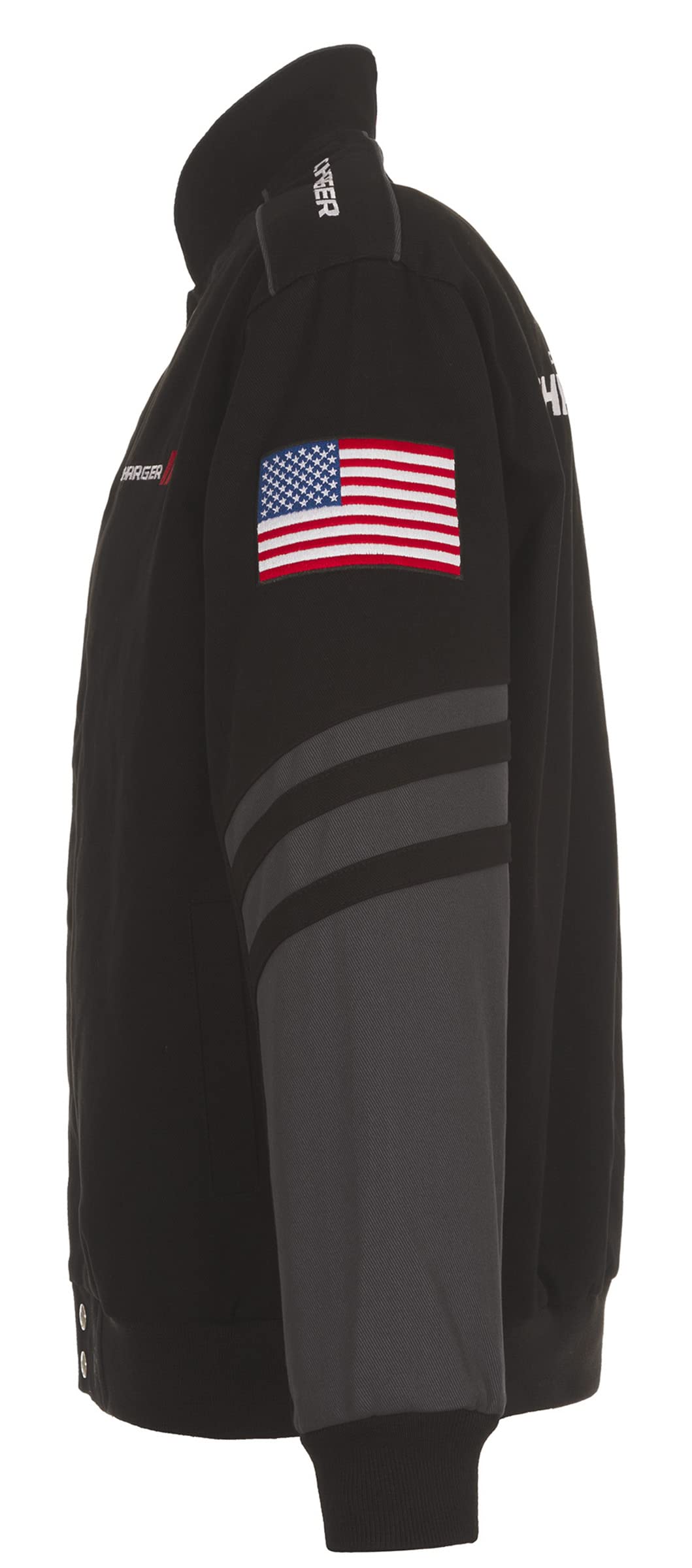 JH DESIGN GROUP Men's Dodge Charger Jacket - Embroidered Classic Twill Coat for Car Enthusiasts | Perfect for Racing Events & Casual Outings