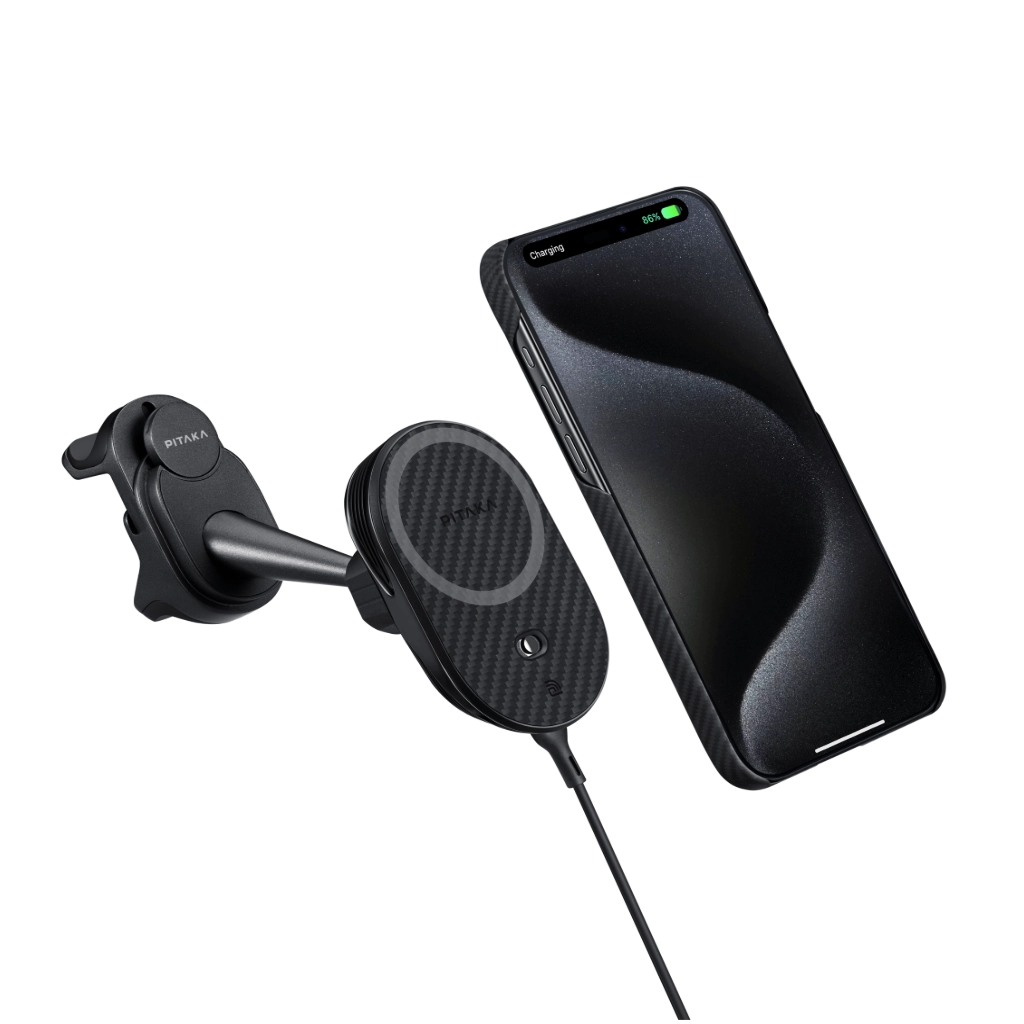 MagEZ Car Mount Pro 2 Qi2 - Wireless Magnetic Phone Holder for iPhone & Android - Perfect for Driving, Commuting & Road Trips