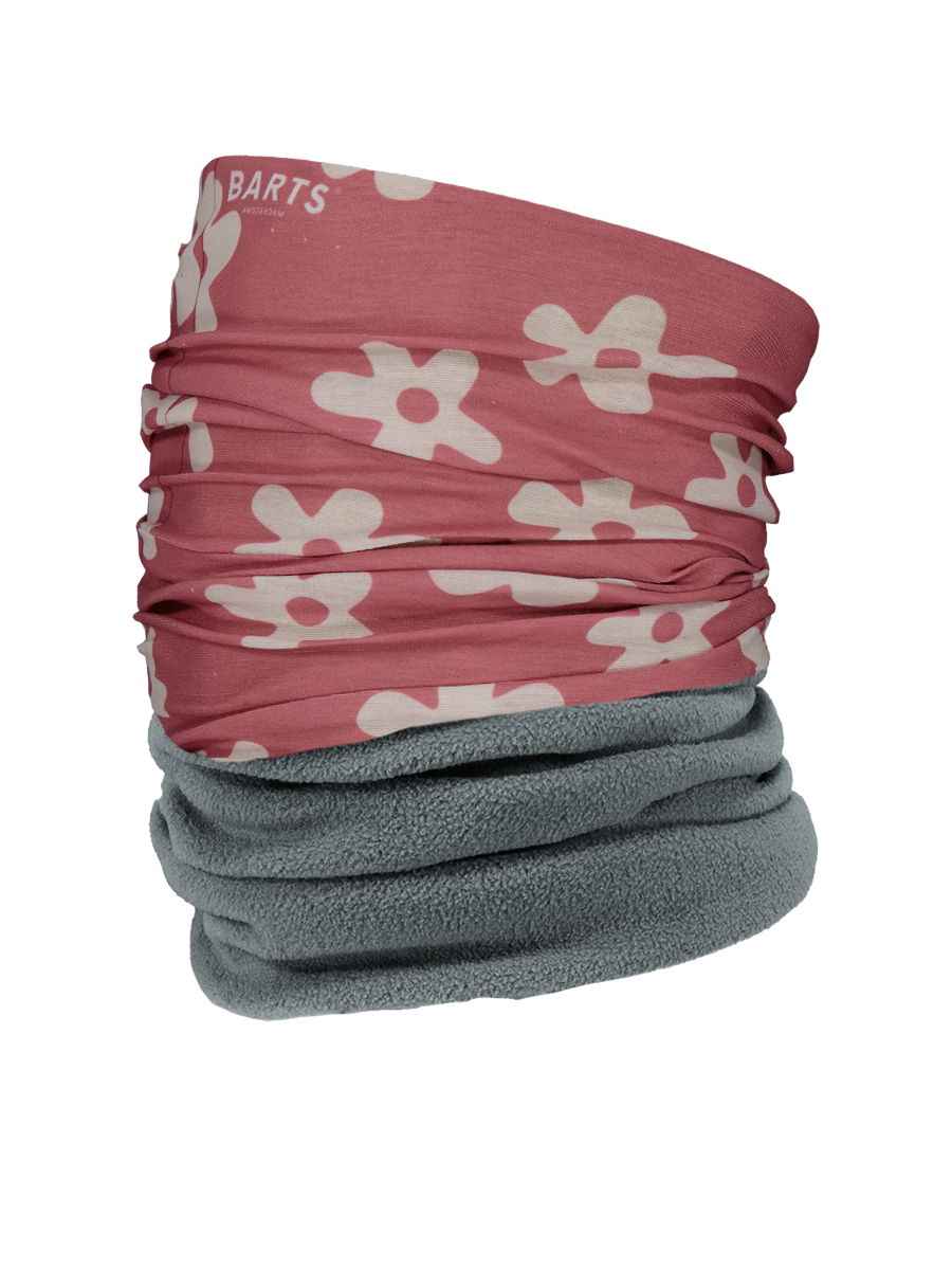 Barts Multicolor Polar Flower Pink Scarf - One Size - Soft & Warm Winter Accessory for Women, Perfect for Cold Weather & Outdoor Activities