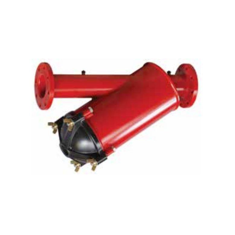 Amiad Super 100mm Flanged Manual Stainless Steel Weavewire Screen Filter - 2800cm² Filtration Area for Irrigation, Water Treatment & Industrial Filtration Systems