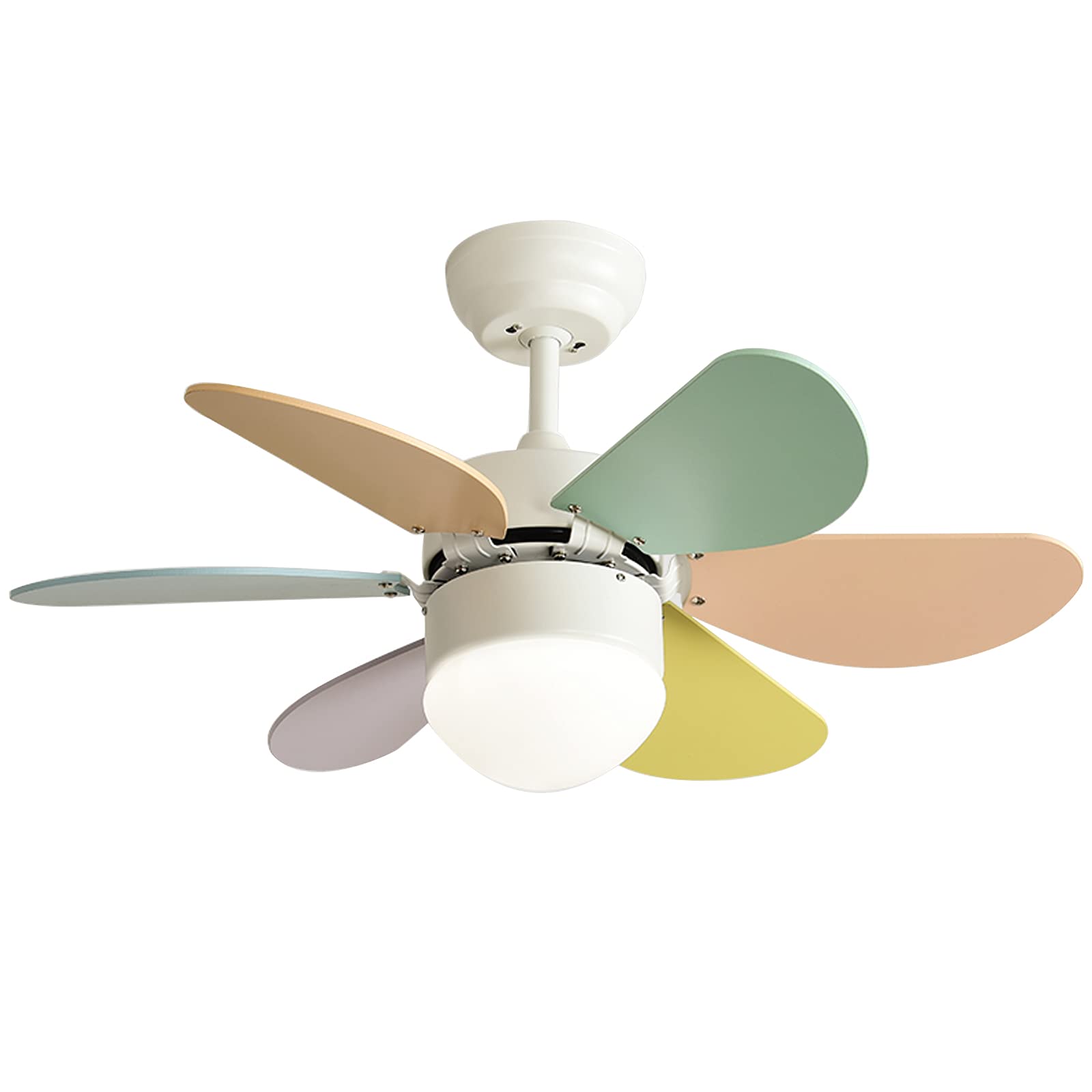 Modern LED Ceiling Fan with Lights - 3 Light Change, Remote Control, Silent Chandelier Fan for Kitchen, Bedroom, Nursery | Energy Efficient Cooling & Stylish Home Decor