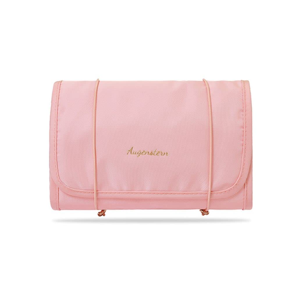 4-in-1 Large Capacity Travel Cosmetic Bag Set - Foldable Toiletry Organizer with Removable Makeup Pouch for Shampoo, Full-Sized Toiletries (Pink) | Perfect for Airplane Carry-on, Gym, Beach & Weekend Getaways