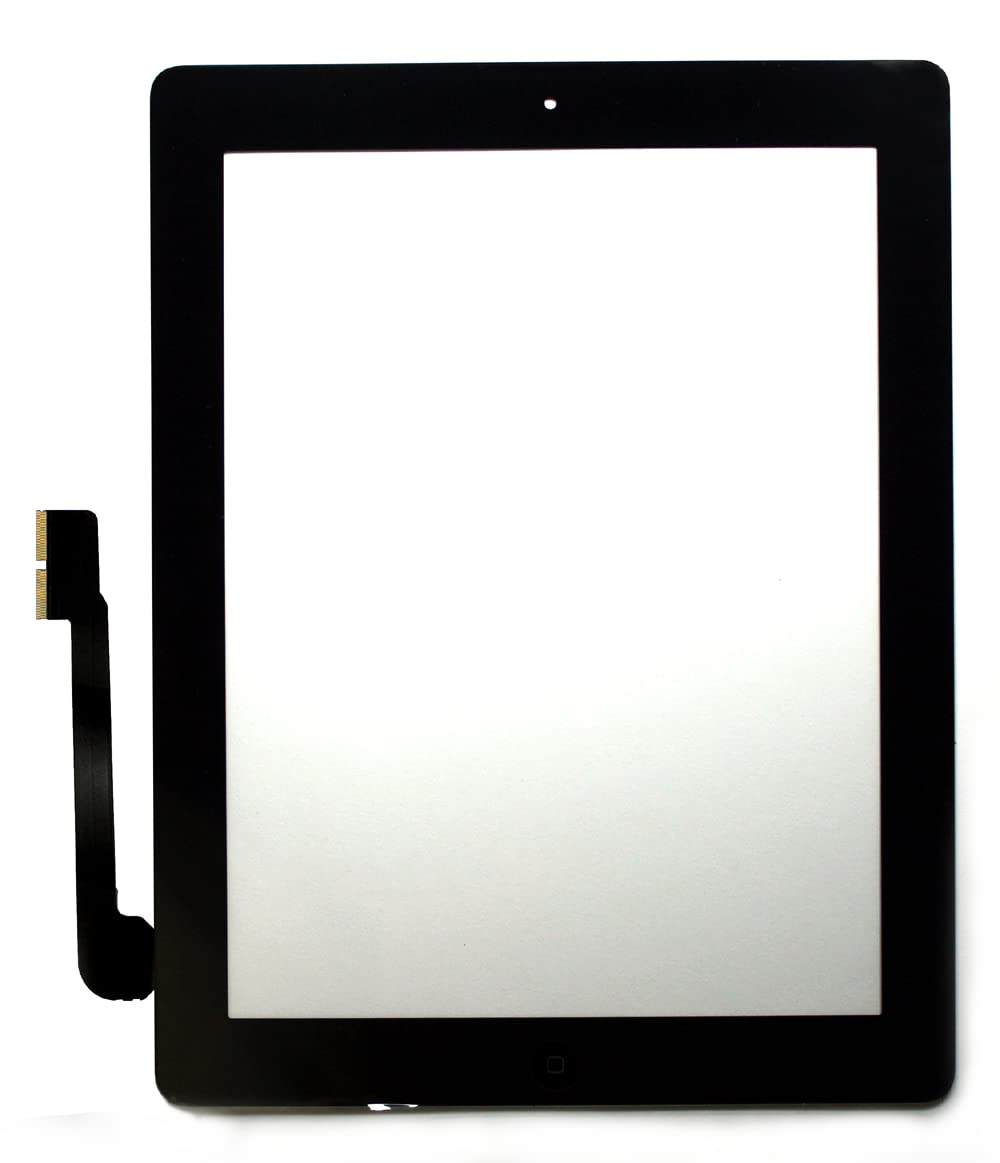 Original Title: Replacement Digitizer Touch Screen Compatible with Apple iPad 3 Black   Optimized Title: **Apple iPad 3 Digitizer Touch Screen Replacement - Black | High-Quality LCD Display Repair Part | Perfect for DIY Fixes & Professional Screen Replacements**