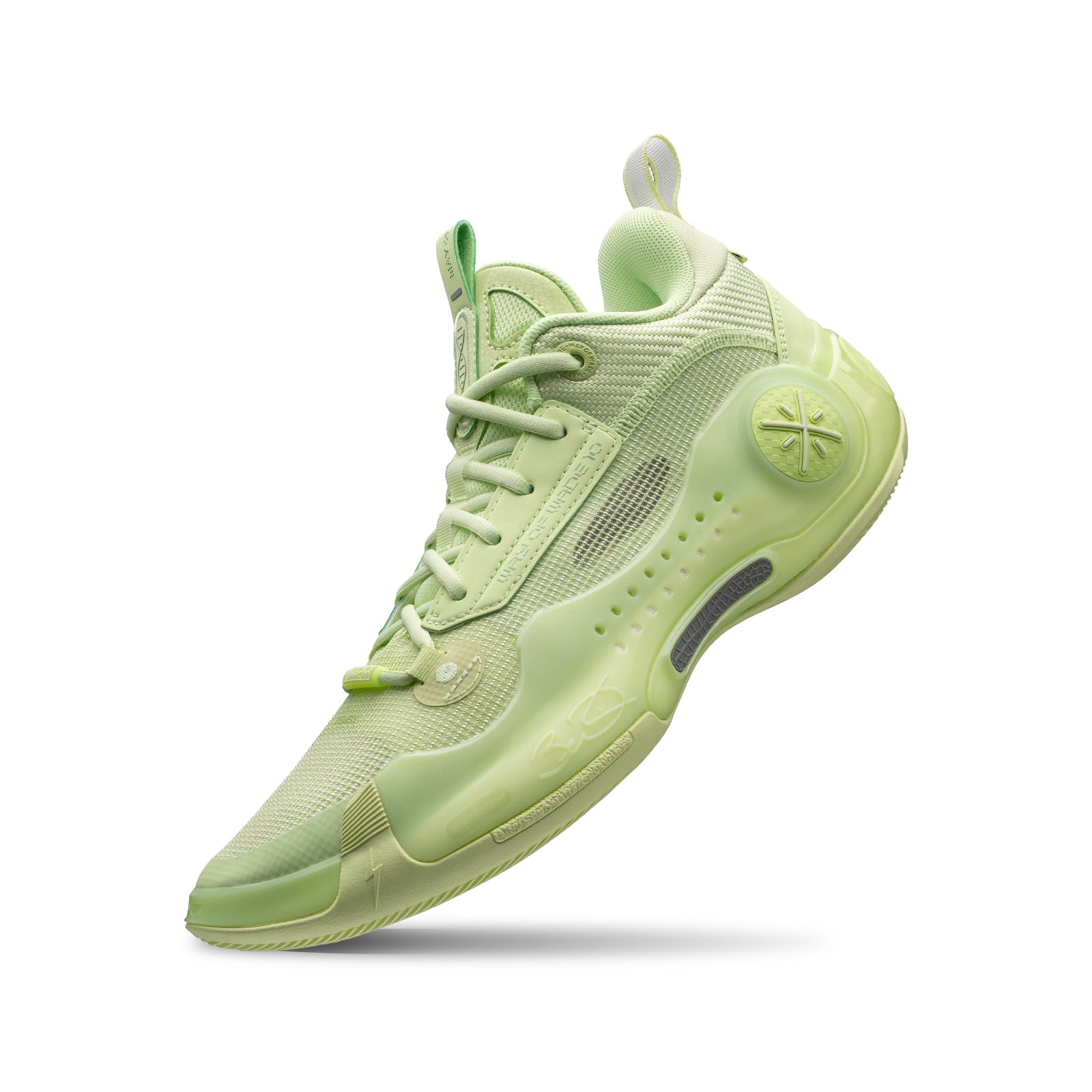 Way of Wade 10 Low Avocado Basketball Shoes - Lightweight Performance Sneakers for Men, Durable Court Shoes with Cushioning - Perfect for Indoor/Outdoor Games, Training & Streetwear Fashion