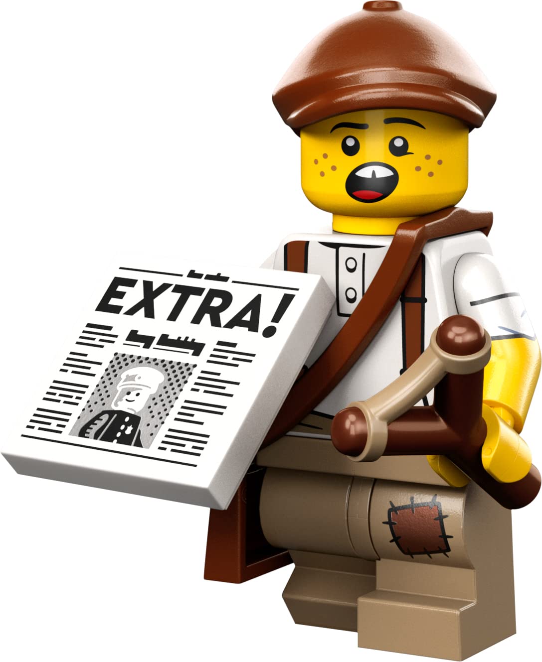 LEGO Collectible Minifigures Series 24 Newspaper Kid 71037 - Multicolor Building Blocks Toy for Kids & Adults | Perfect for Display, Gifts & LEGO Collections