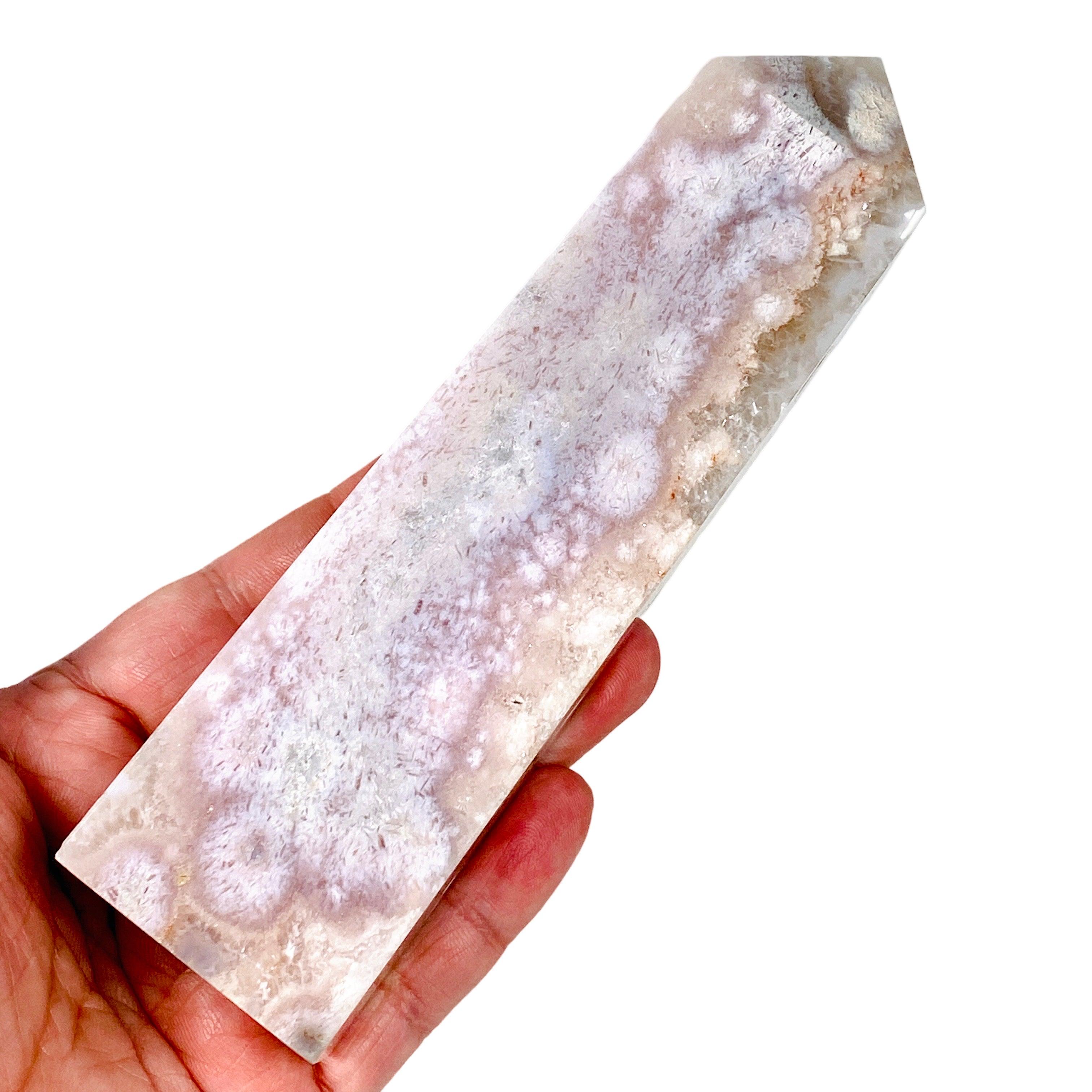Natural Pink Amethyst Crystal Tower - Healing Stone for Meditation, Reiki & Home Decor (PAT 01) | Perfect for Spiritual Healing, Chakra Balancing & Positive Energy