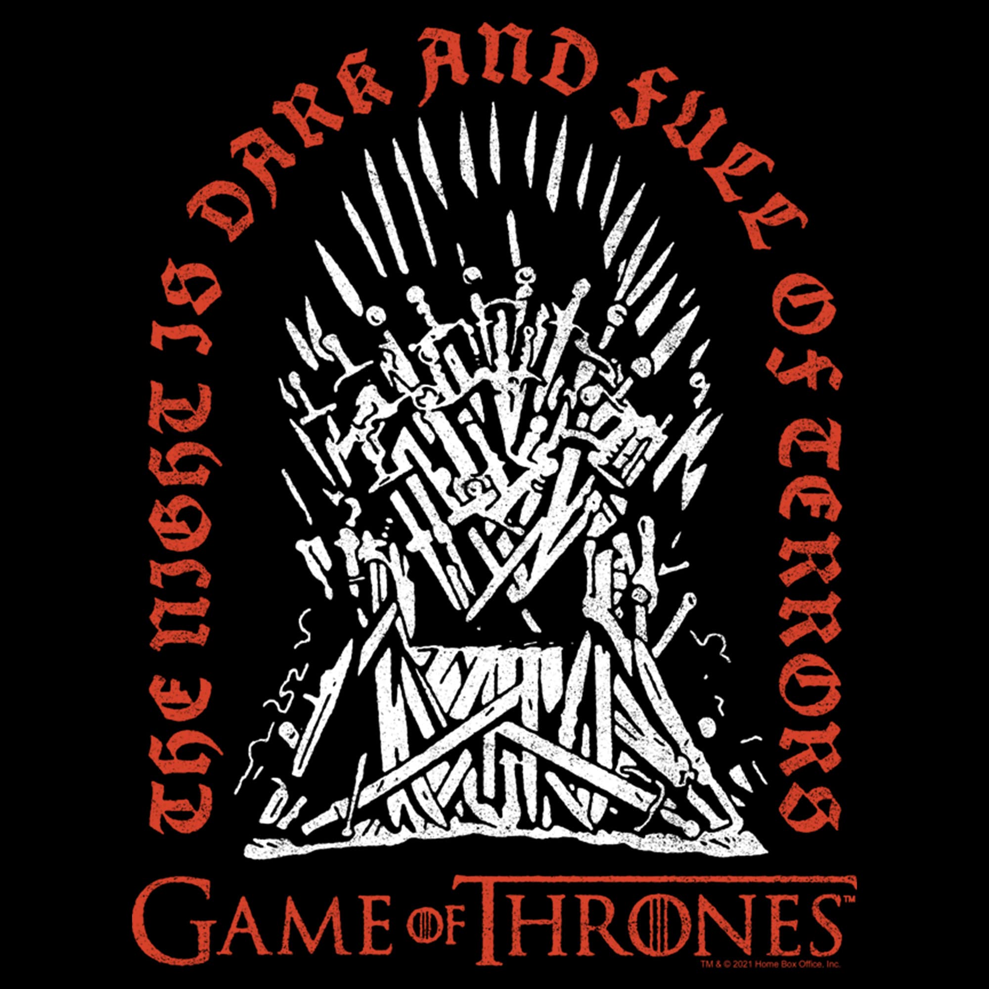 Game of Thrones Iron Throne T-Shirt for Men - Official Licensed GOT Merchandise - Perfect for Cosplay, Halloween, and Fantasy Fans