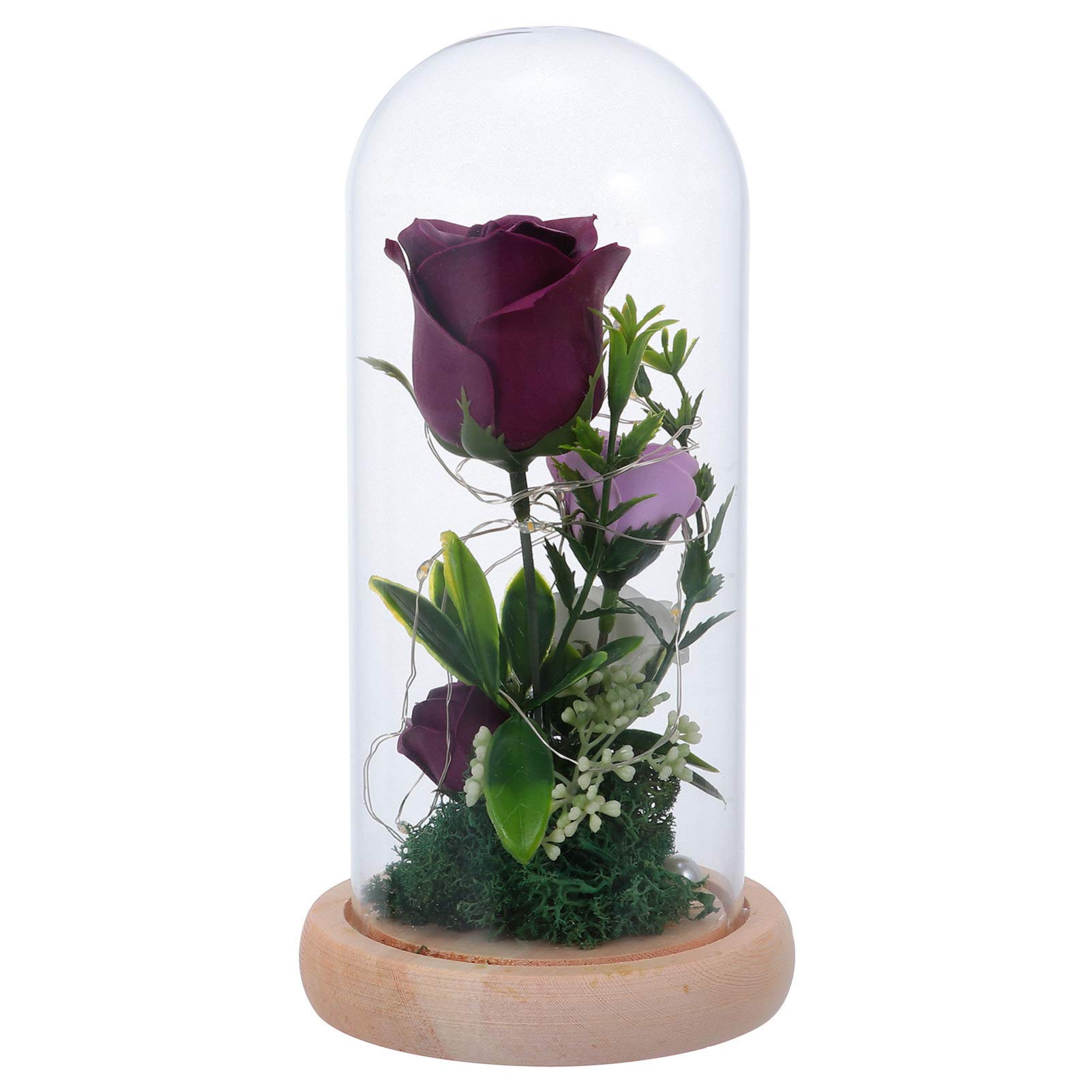 Uonlytech Rose Lantern - Romantic LED Rose Flower Light for Valentine's Day, Artificial Rose Lamp with Warm White Light, Perfect for Bedroom Decor, Wedding Proposals, Anniversary Gifts & Romantic Night Ambiance