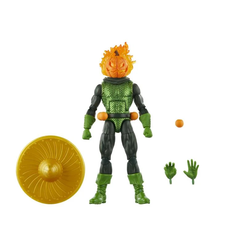 Marvel Legends Spider-Man Retro Card Jack O'Lantern Action Figure - Collectible Toy for Superhero Fans, Perfect for Display & Gift Giving