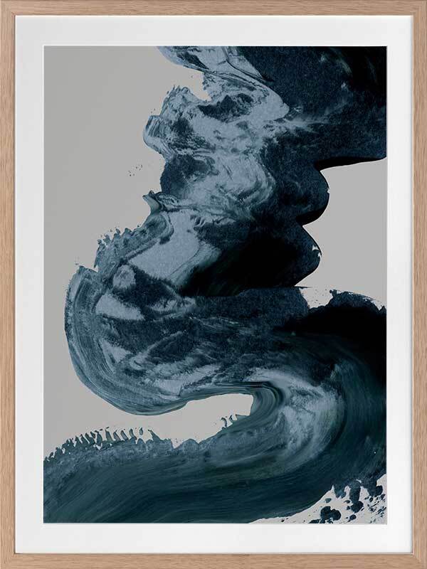 Feint Framed Art Print - Premium Wall Decor for Living Room, Bedroom & Office - Modern Abstract Canvas Painting for Home & Office Decor