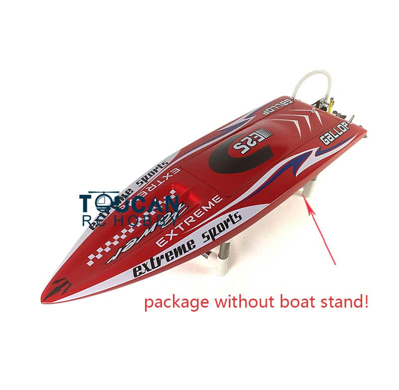 E25 Painted Fiberglass Electric Racing RC Boat - High Speed 65-70km/h, DIY PNP with Motor, Servo & ESC (Battery Not Included) - Perfect for Lakes, Ponds & Competitive RC Racing