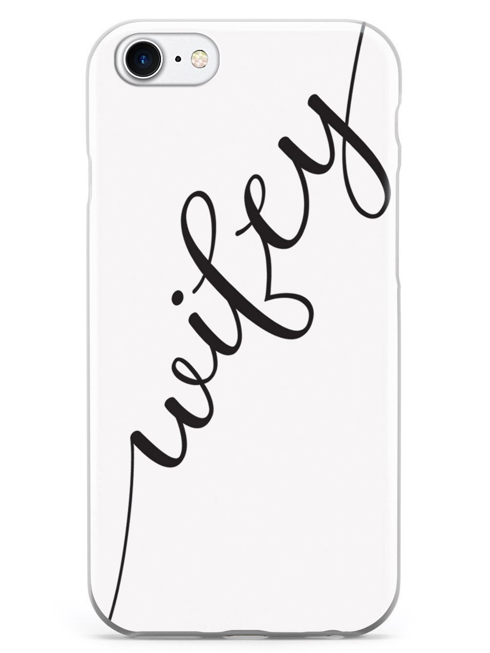 Inspired Cases - iPhone 8 Case Compatible with Apple iPhone 8 - 3D Textured Protective Phone Cover for Hubby & Wifey Couples - Perfect Gift for Anniversaries & Valentine's Day