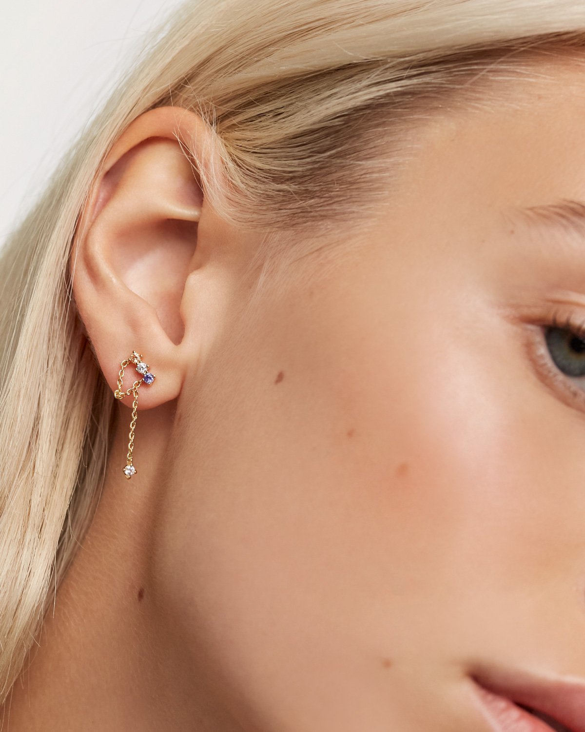 GRID Mana Gold Earrings for Women - 14K Solid Gold Hoop Earrings, Minimalist Dainty Jewelry - Perfect for Everyday Wear, Gifts, and Special Occasions
