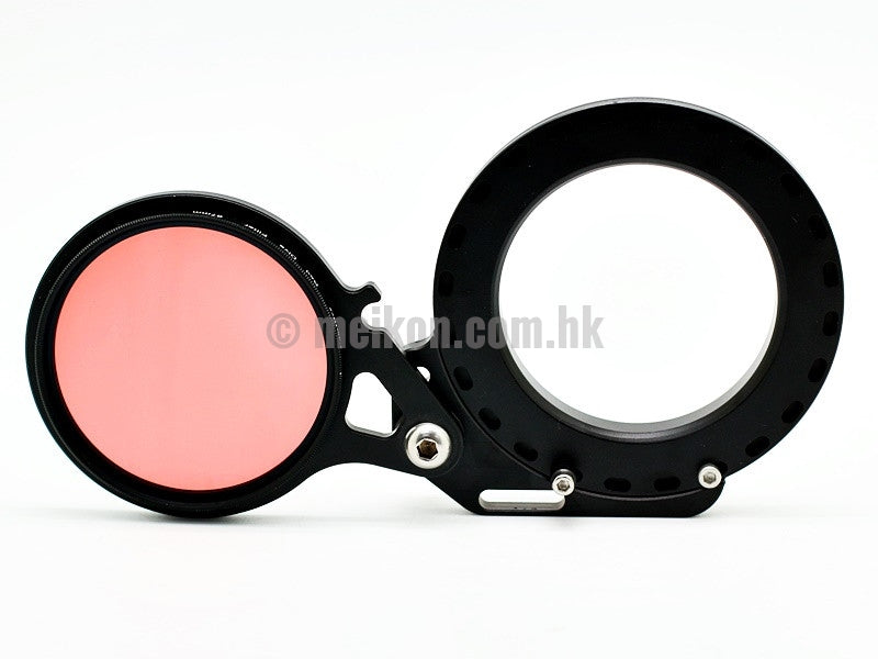 67mm to 67mm Flip Adapter & CamDive Red Diving Filter - Perfect for Underwater Photography and Scuba Diving Gear