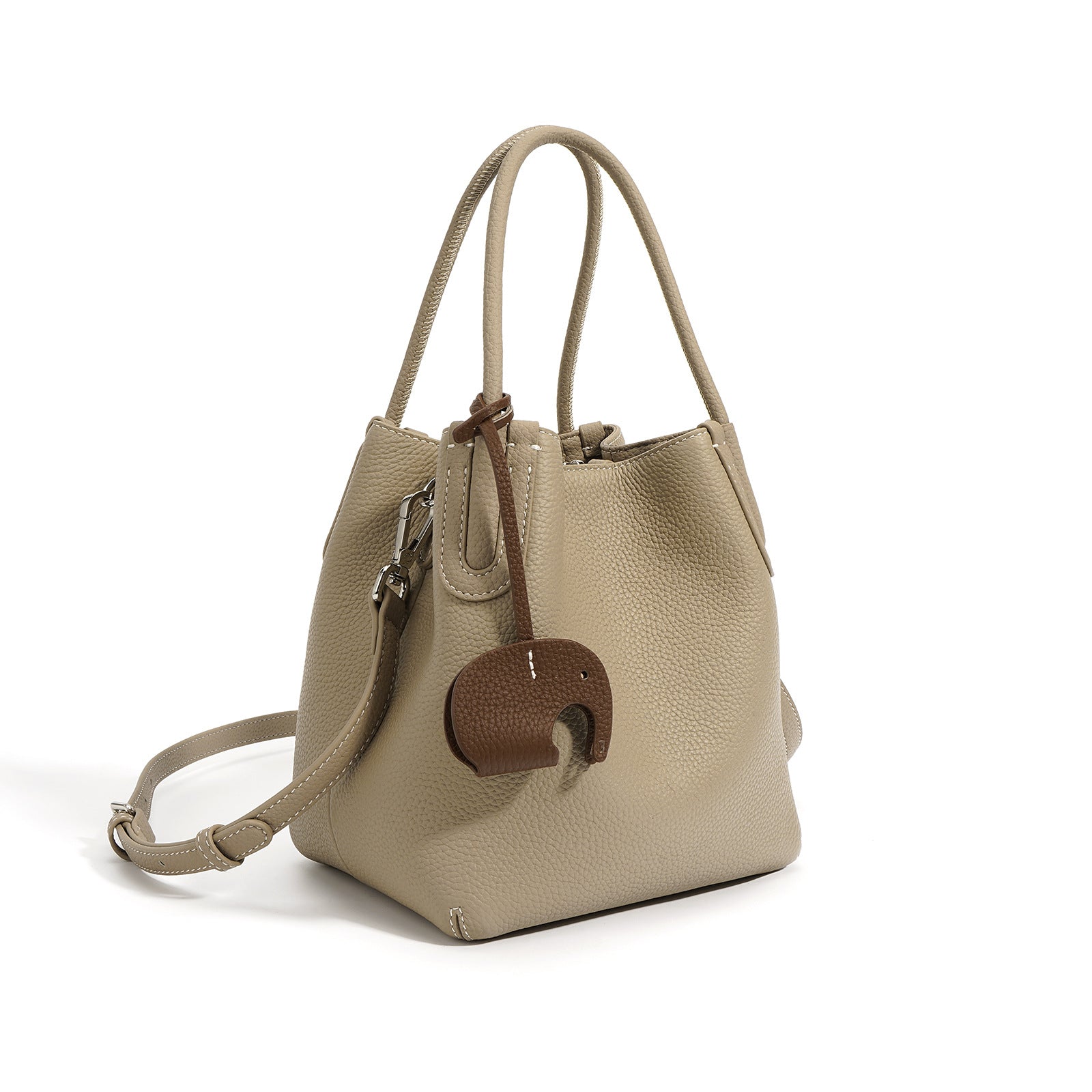 Mini Leather Bucket Bag for Women - Stylish Crossbody Purse with Adjustable Strap - Perfect for Travel, Shopping & Everyday Use