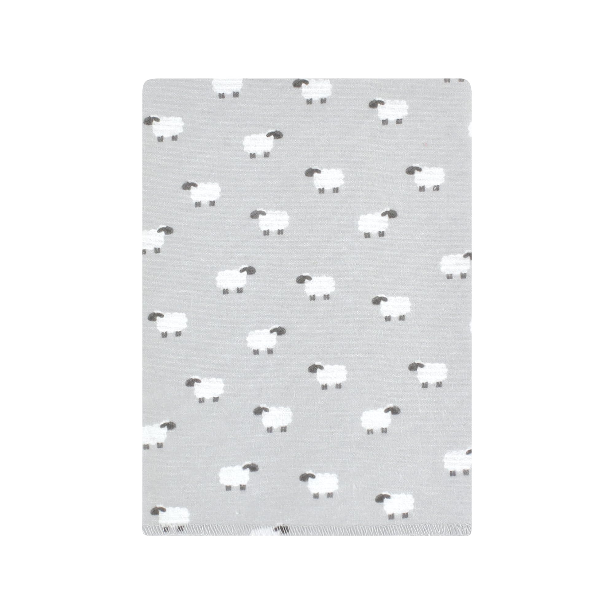 Hudson Baby Unisex Cotton Flannel Burp Cloths 10-Pack - Soft Absorbent Drool Bibs for Newborns & Infants - Cute Farm Animal Print - Perfect for Feeding, Burping & Spit-Up Protection
