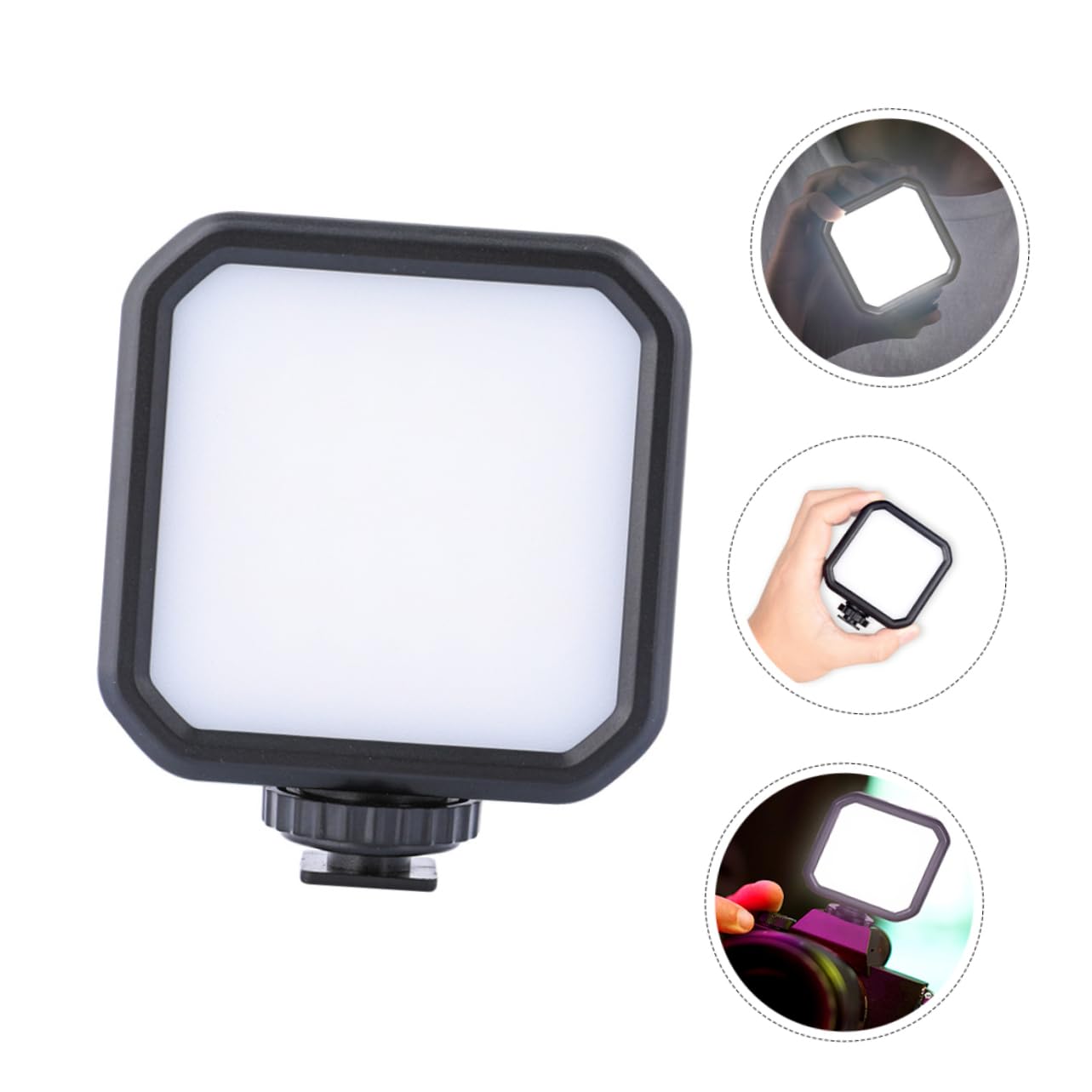Hemobllo 3-Pack LED Selfie Ring Light for Phone, Camera & Makeup - Portable Photography Lighting for Camping, Videos & Content Creation