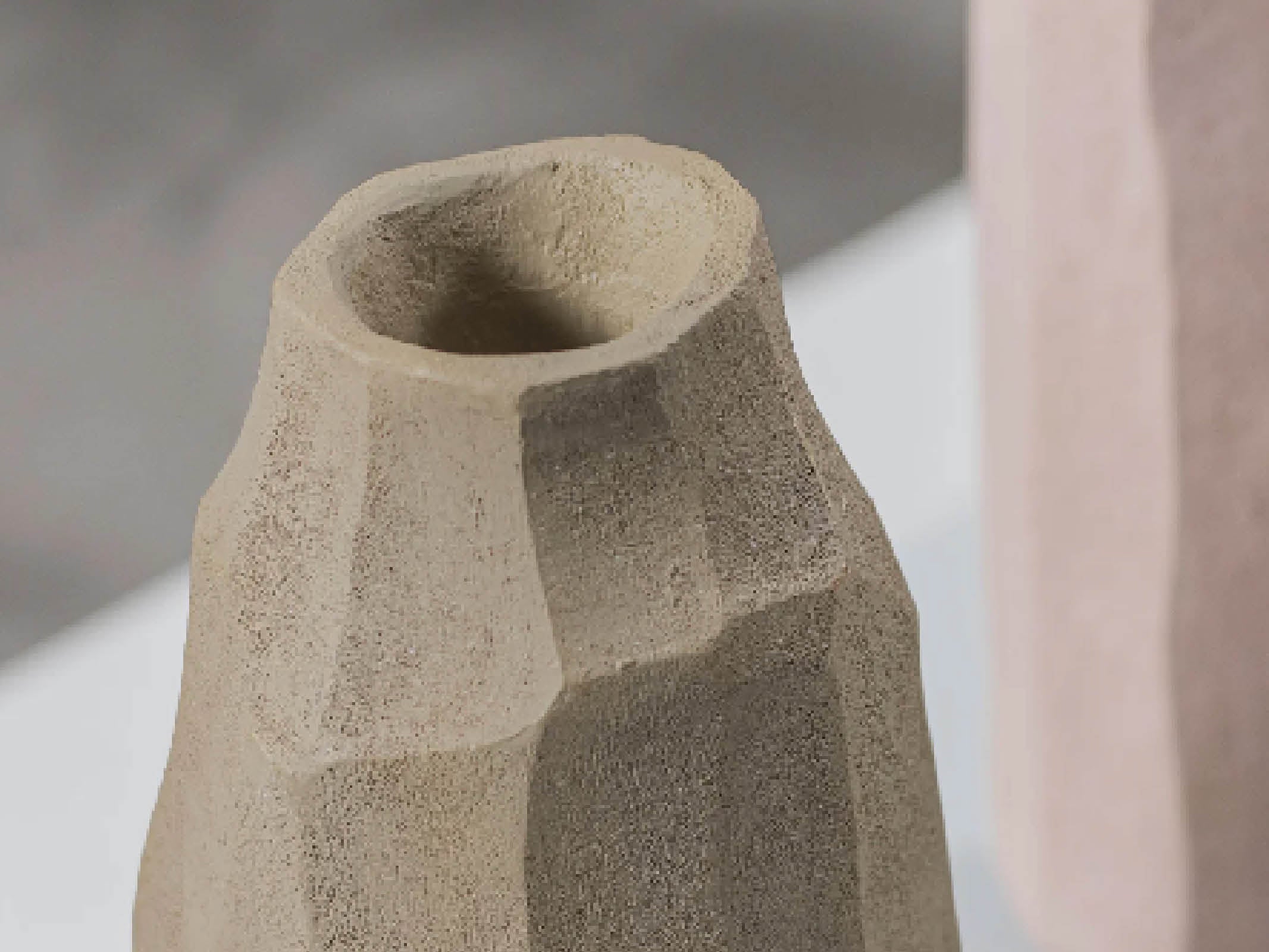 Artpiece Nuki Vase B - Handmade Ceramic Flower Vase for Home Decor, Wedding Centerpiece & Gift Idea - Perfect for Living Room, Dining Table & Office Desk Decoration