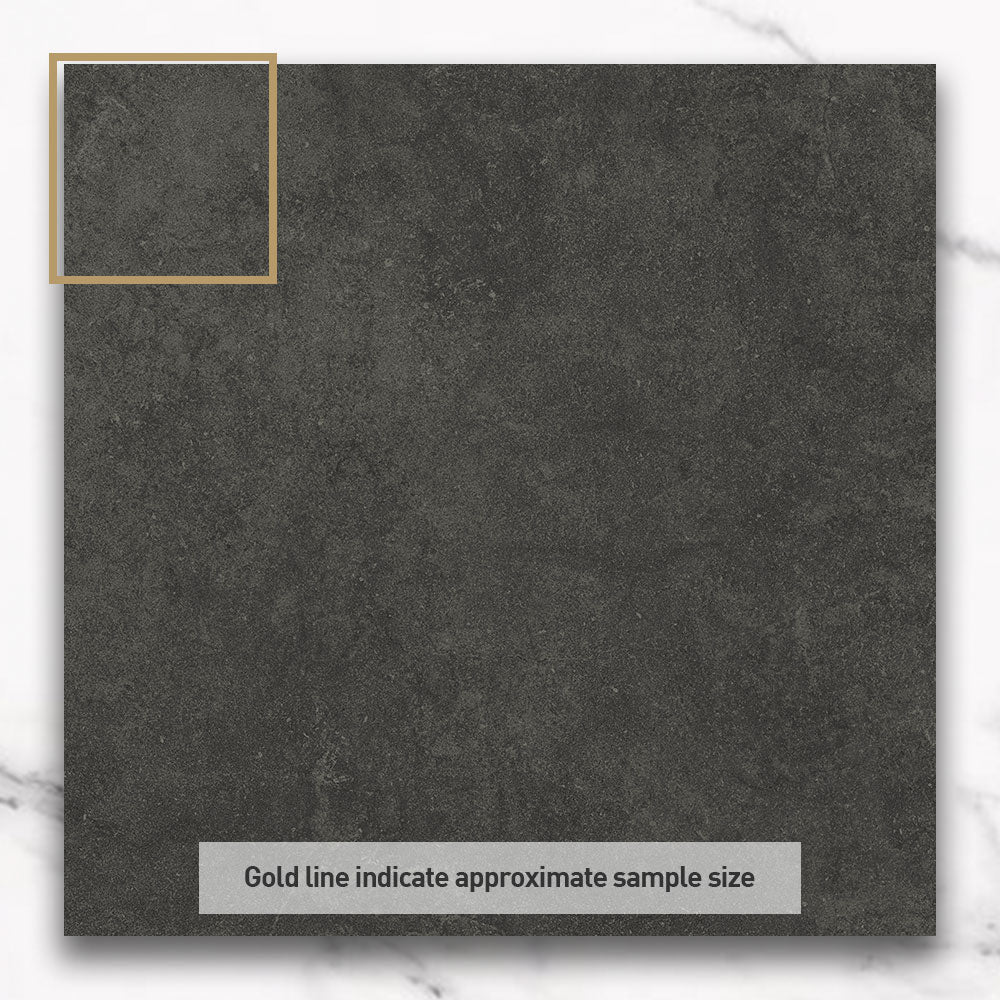 Premium Essen Charcoal 450x450mm Matte Porcelain Tile - Durable & Stylish Flooring for Living Rooms, Kitchens & Commercial Spaces