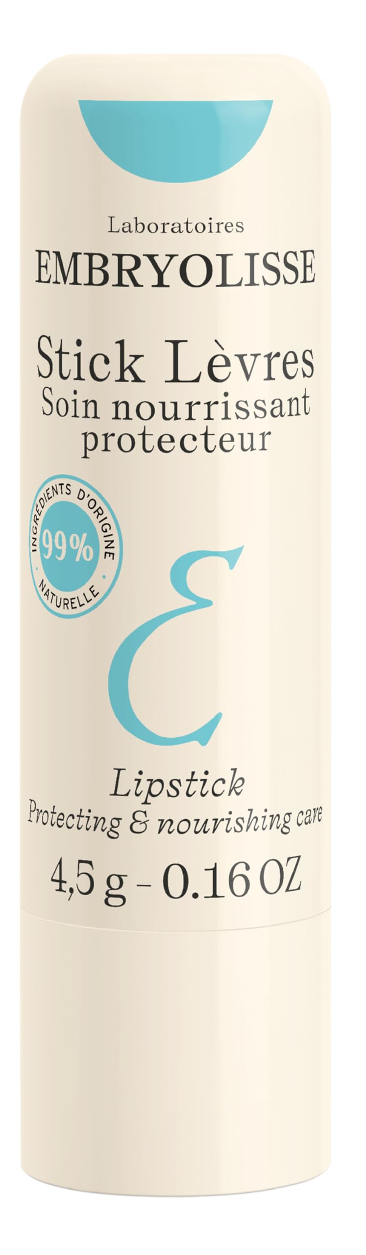 Embryolisse Protective Repair Lip Balm with Shea Butter - Hydrating & Nourishing Treatment for Dry, Chapped Lips - 0.16 oz - Perfect for Winter Care, Daily Lip Protection & On-the-Go Moisturization