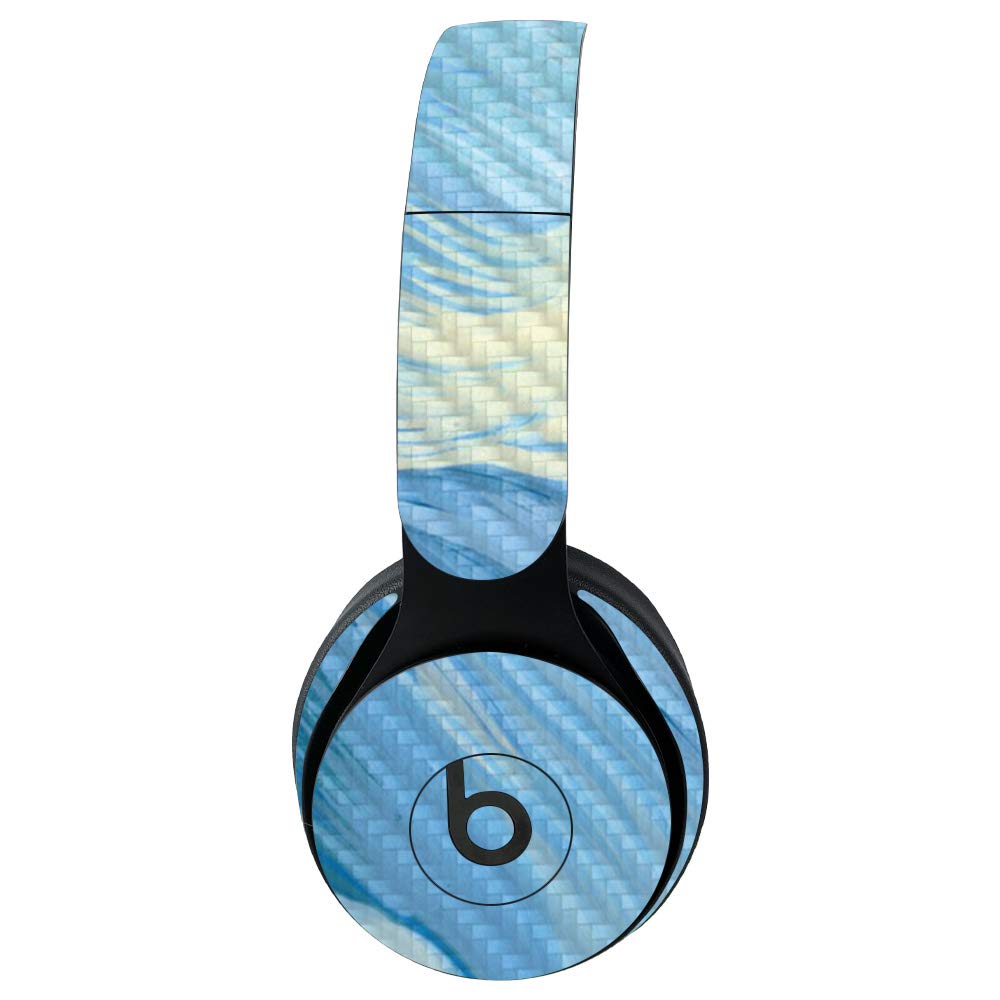 MightySkins Carbon Fiber Skin for Beats Solo Pro Wireless Headphones - Protective Durable Textured Cover | Easy to Apply & Remove | Made in USA | Perfect for Travel, Workouts & Daily Use