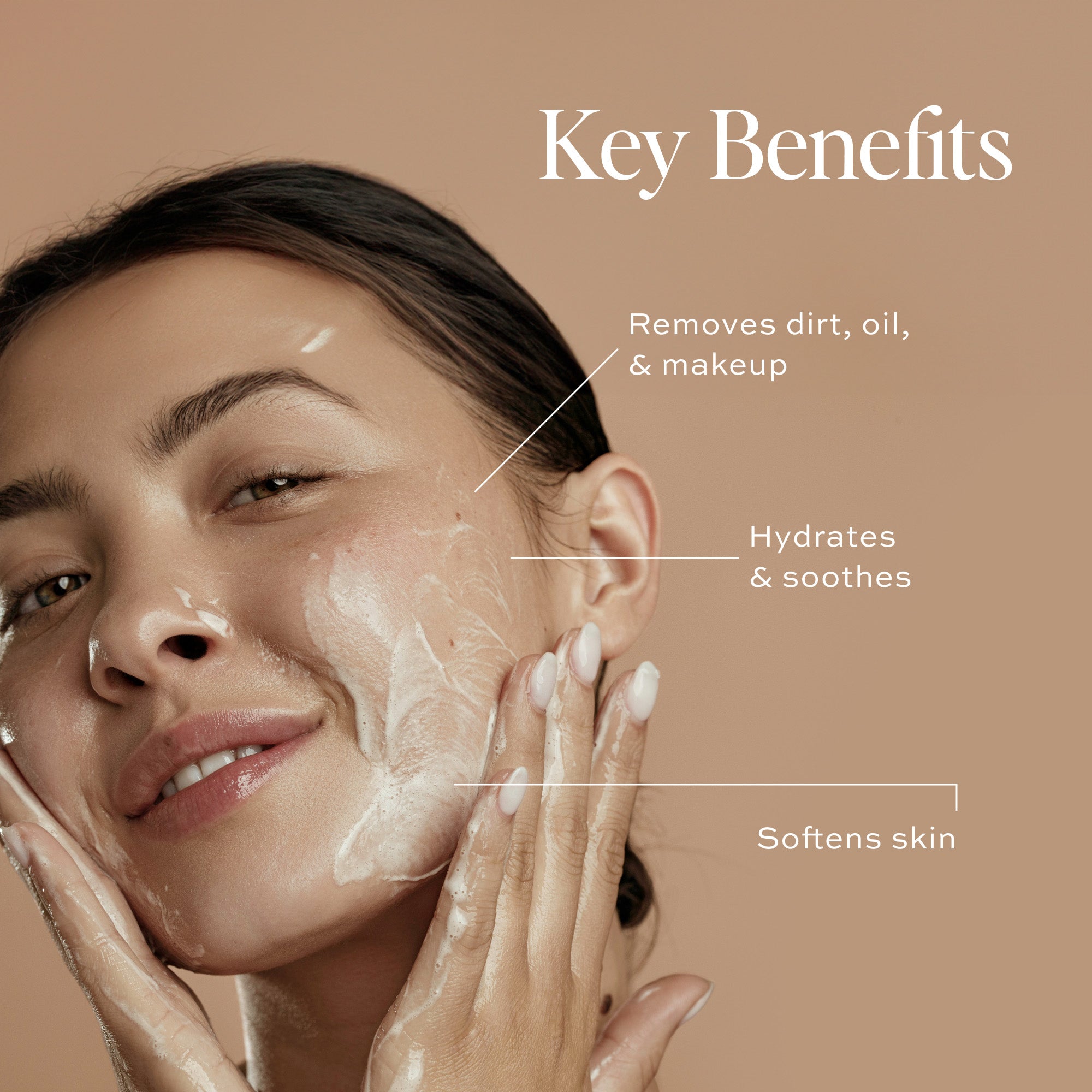 Gentle Jelly Cleanser for Sensitive Skin - Hydrating Face Wash with Natural Ingredients - Perfect for Daily Skincare Routine & Makeup Removal