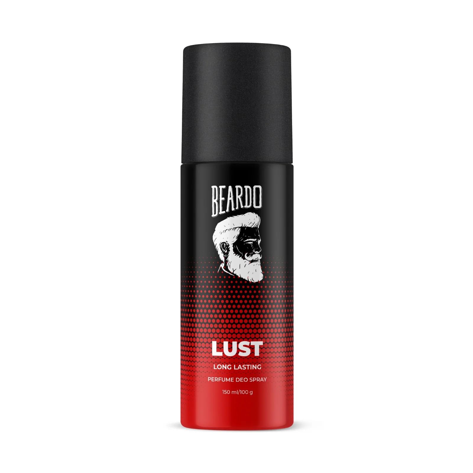BEARDO Long Lasting Perfume Deodorant Spray for Men - Lust, 150ml | Aromatic Fougere Scent | Ideal Gift for Christmas, Birthday & Special Occasions | Perfect for Daily Use, Office & Date Nights