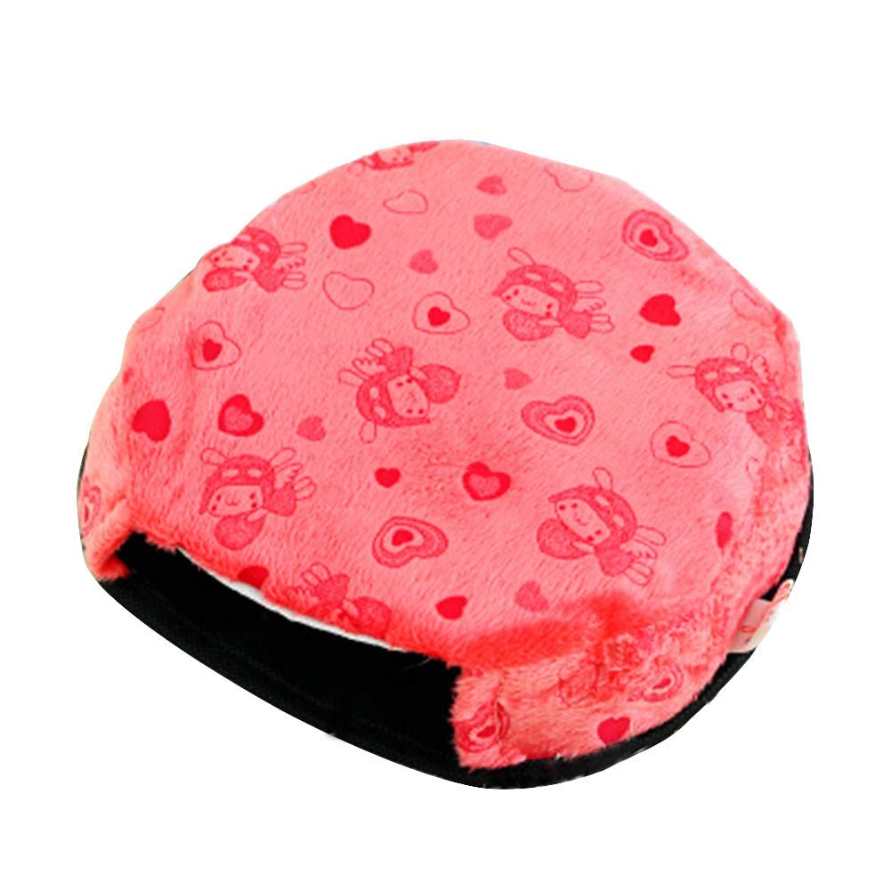 USB Heated Mouse Pad - Winter Hand Warmer with Adjustable Temperature for Office & Gaming - Perfect for Cold Weather Typing & PC Work [Pink]