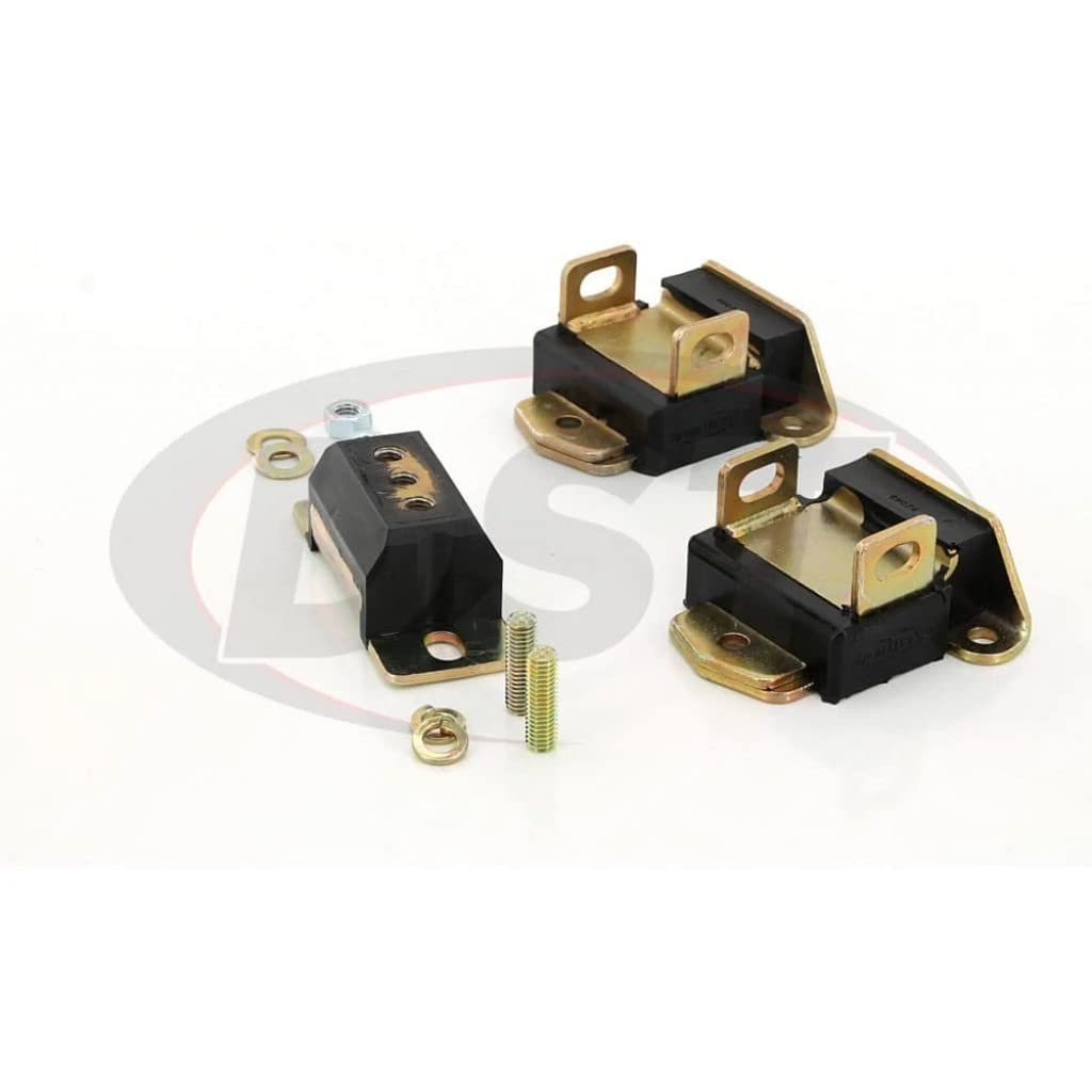Pro-Thane Motor & Trans Mount Kit for Chevy C20 Pickup 1961-1962 | Black Polyurethane Bushings (7-1901-BL) | Heavy-Duty Performance Upgrade for Classic Truck Restoration & Off-Road Use