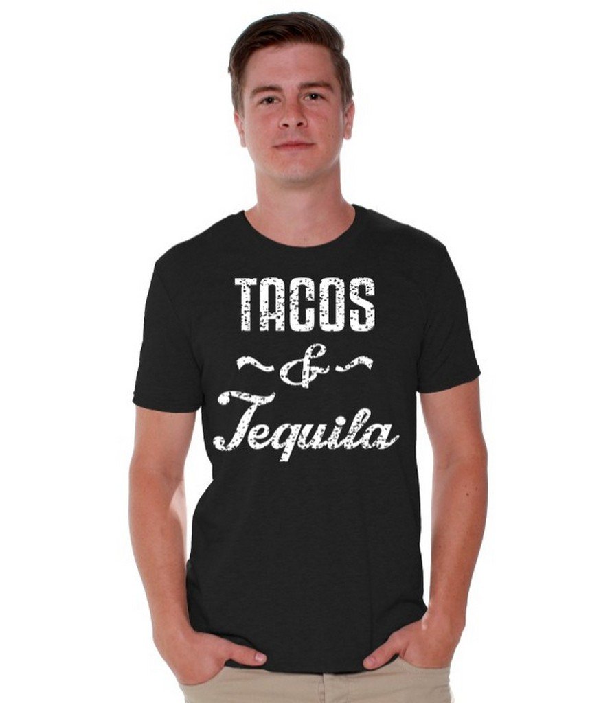 Vintage Mexican Tacos & Tequila T-Shirt - Soft Cotton White Graphic Tee for Men & Women | Perfect for Cinco de Mayo, Mexican Fiesta & Casual Wear