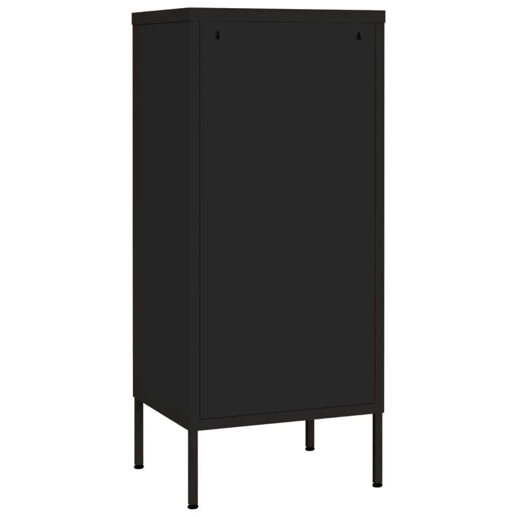 Black Steel Storage Cabinet 16.7