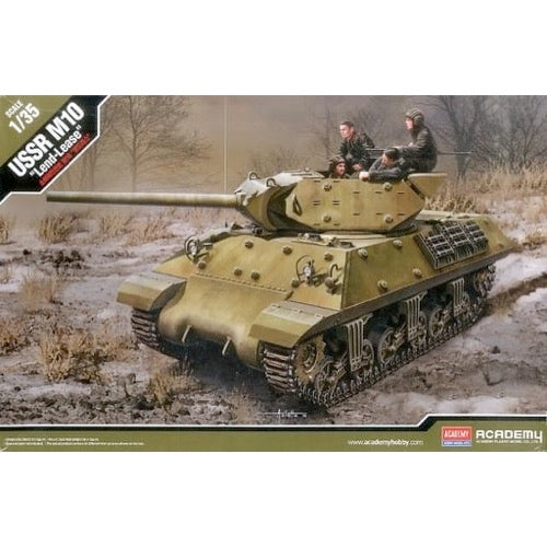 1/35 Scale USSR M10 Lend Lease Tank Model Kit - Academy 13521 - Perfect for Military History Enthusiasts & Model Builders