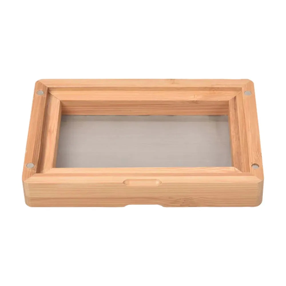 Premium 275 Micron Stainless Steel Mesh - Rosineer Bamboo Pollen Sifter Replacement Screen for Herbal Extraction, Kief Collection & Cooking Use