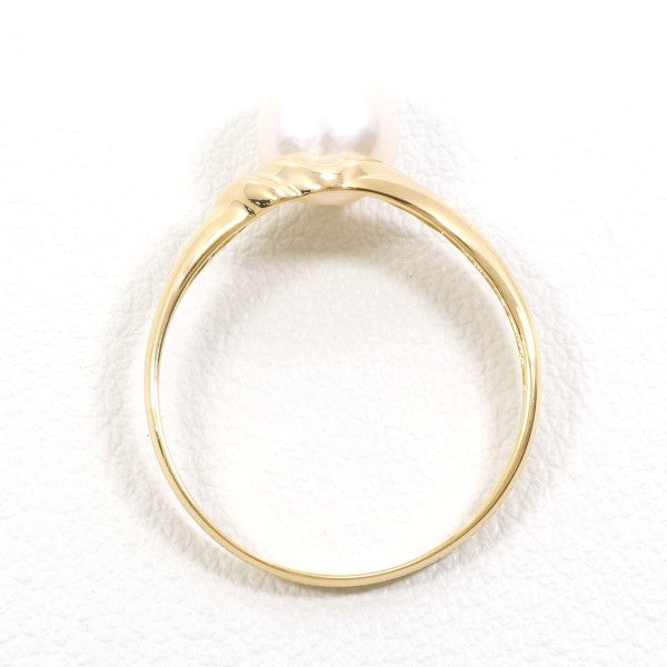 18K Yellow Gold Pearl Ring for Women - Elegant & Timeless Pearl Jewelry Gift for Her - Perfect for Weddings, Anniversaries & Special Occasions