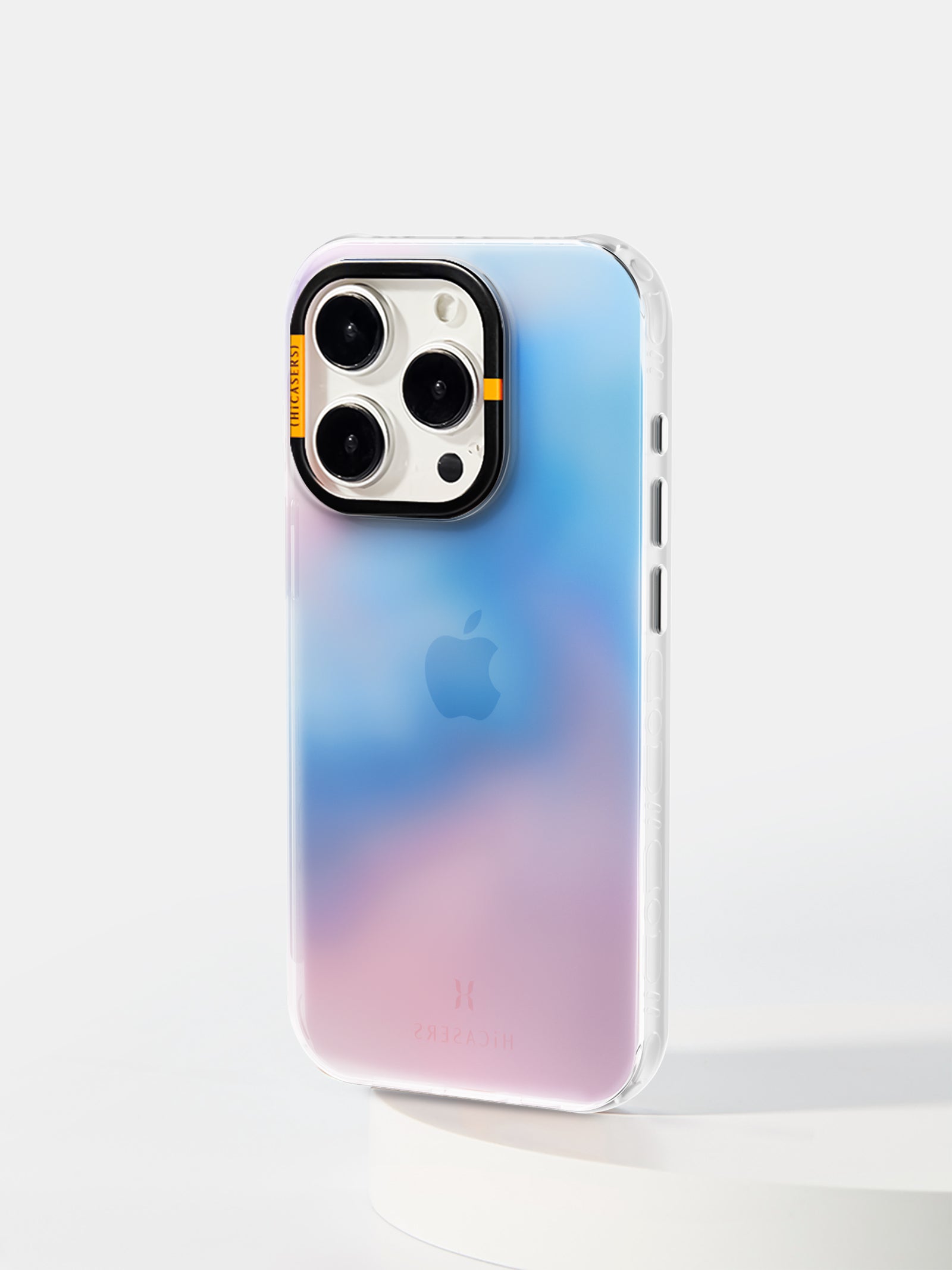 Watercolor Wash Iridescent Phone Case - Pink & Blue Gradient Design | Protective Cover for iPhone & Samsung | Perfect for Everyday Use, Travel & Gift Giving