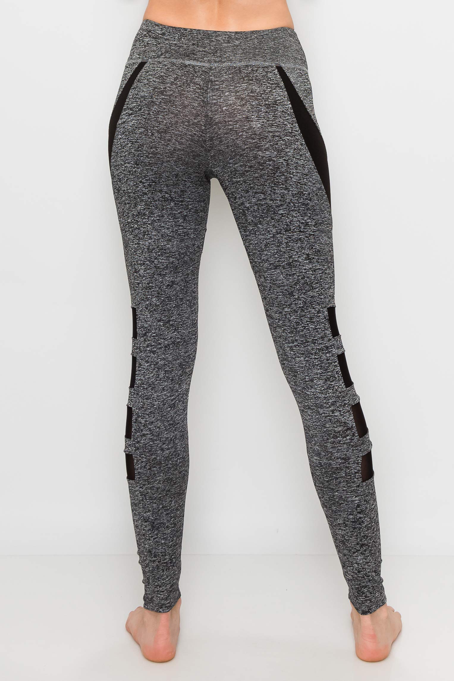 ALWAYS High Waisted Yoga Pants for Women - Breathable Mesh Stretchy Workout Leggings | Perfect for Yoga, Gym & Running | Comfortable Activewear for Fitness & Daily Wear