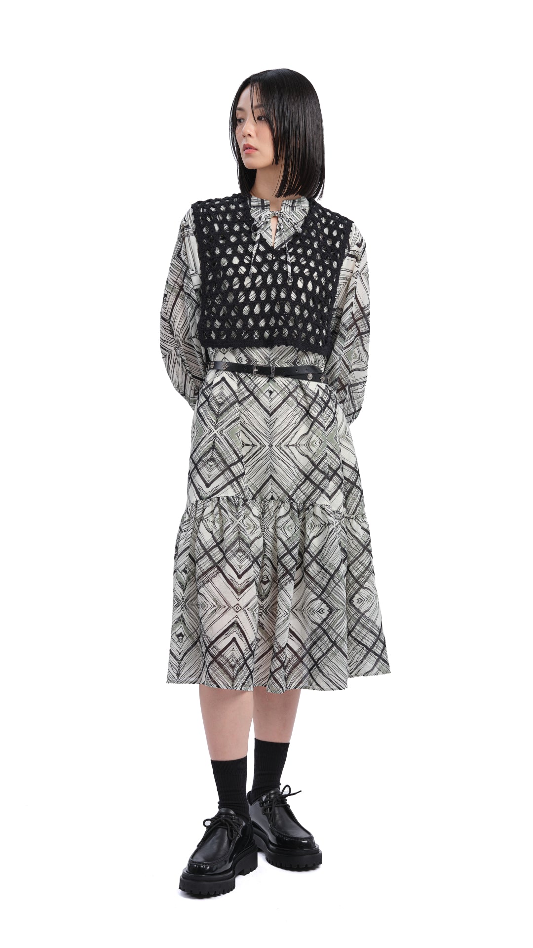 Handmade Checker Print Shirt Dress for Women - Stylish Casual & Office Wear - Perfect for Summer Outfits, Beach Vacations, and Everyday Fashion