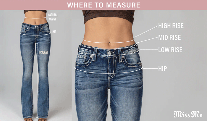 Miss Me M9303B Women's Horseshoe Bootcut Jeans in Neutral Blues - Stylish & Comfortable Denim Pants for Casual Wear, Outings & Everyday Fashion