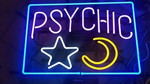 20x16 Inch Psychic Reader Open Neon Sign for Beer Bars & Pubs - Vintage Glass Neon Lamp Light (Multiple Sizes Available) - Perfect for Man Caves, Taverns & Business Decor