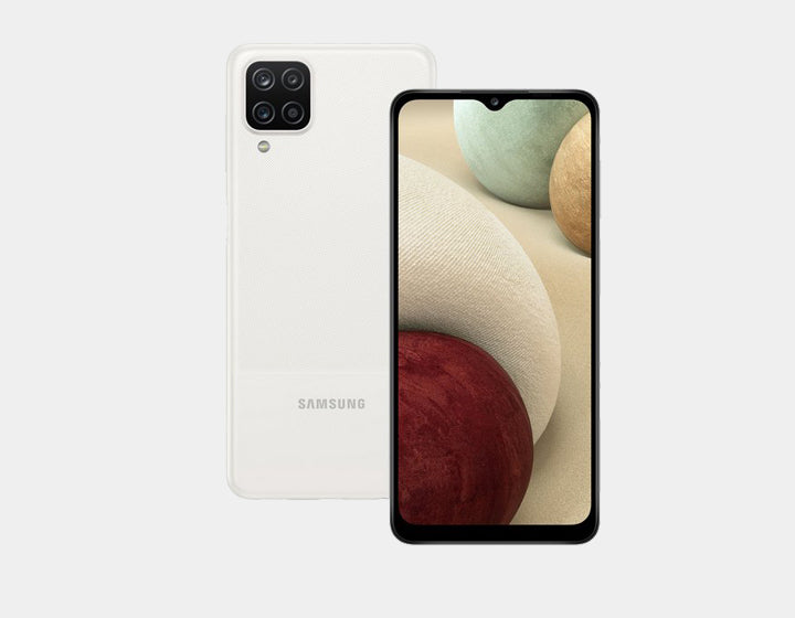 Samsung Galaxy A12 A127M 64GB 4GB RAM Dual SIM GSM Unlocked Smartphone - White | 6.5