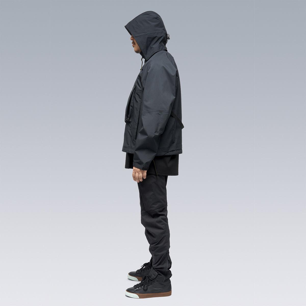 ACRONYM J96-GT Black Waterproof Windproof Jacket - High-Performance Streetwear for Urban Commuting & Outdoor Adventures