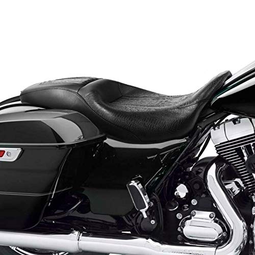 Harley Davidson Road King Street Glide Electra Glide Road Glide 2-Up Bucket Seat (2009-2023) - Comfortable Motorcycle Driver & Passenger Seat for Long Rides - Perfect for Touring, Cruising and Road Trips