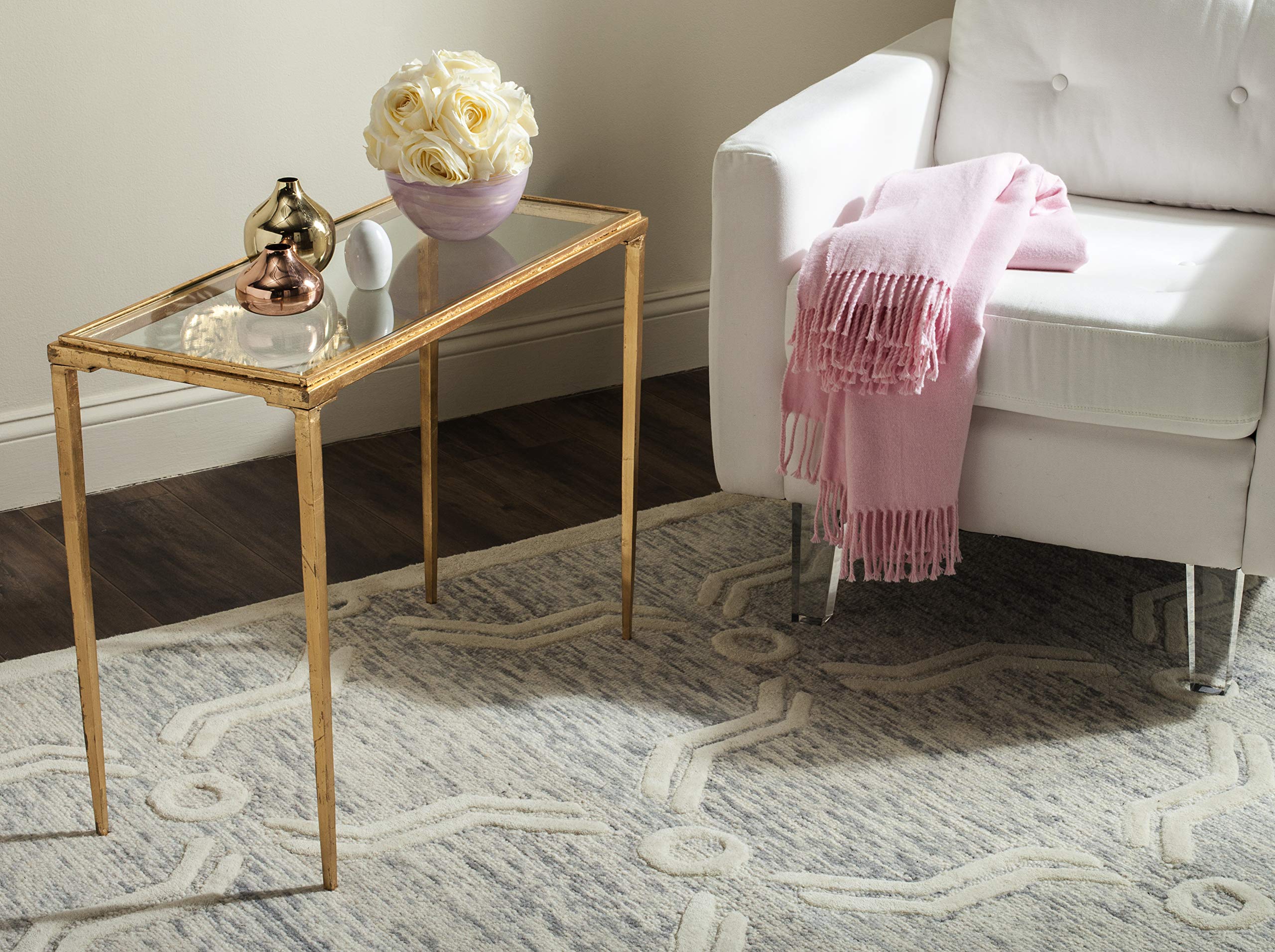 SAFAVIEH Home Collection Juliana Gold Coffee Table - Stylish Modern Living Room Furniture for Small Spaces & Apartments - Perfect for Coffee, Books & Decor