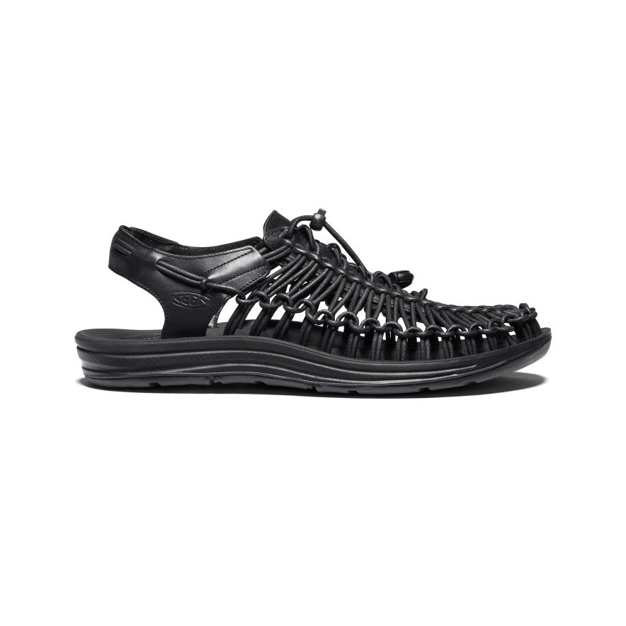Premium Men's UNEEK Genuine Leather Shoes - Black | Stylish & Comfortable for Casual Wear, Office & Outdoor Activities